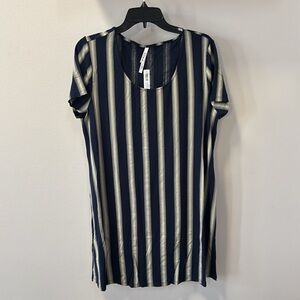 Soma Cool Nights Striped Sleepshirt